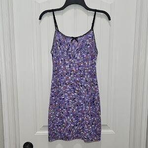 Urban Outfitters Renewal Lined Mesh Slip Dress